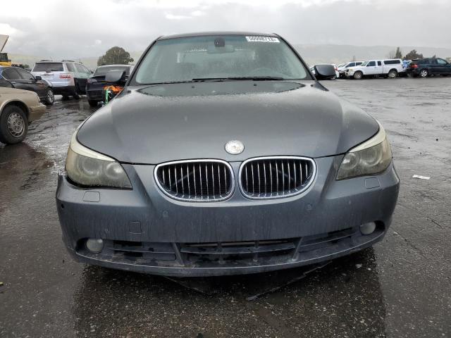 WBANB53537CP06017 - 2007 BMW 550 I GRAY photo 5