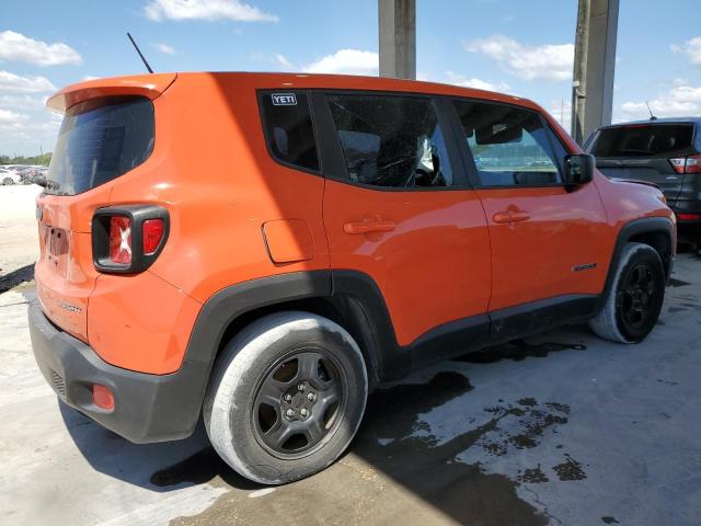 ZACCJAAB9HPF04651 - 2017 JEEP RENEGADE SPORT ORANGE photo 3