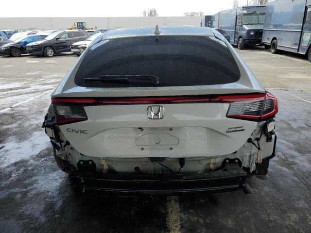 19XFL1G85RE012975 - 2024 HONDA CIVIC SPORT TOURING WHITE photo 6