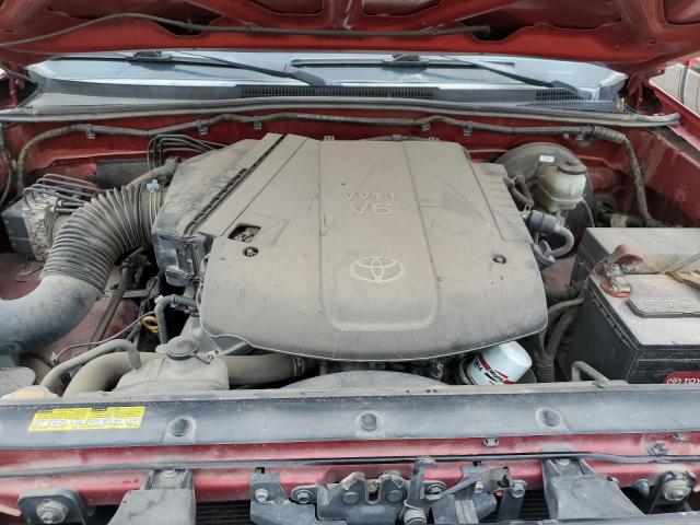 3TMJU4GN6AM102953 - 2010 TOYOTA TACOMA DOUBLE CAB PRERUNNER RED photo 11