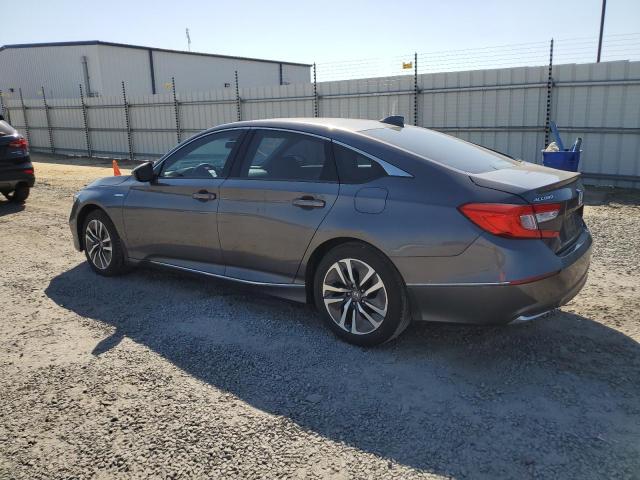 1HGCV3F46KA010881 - 2019 HONDA ACCORD HYBRID EX GRAY photo 2