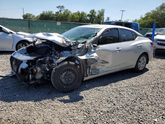 3N1AB8BV4NY235412 - 2022 NISSAN SENTRA S SILVER photo 1