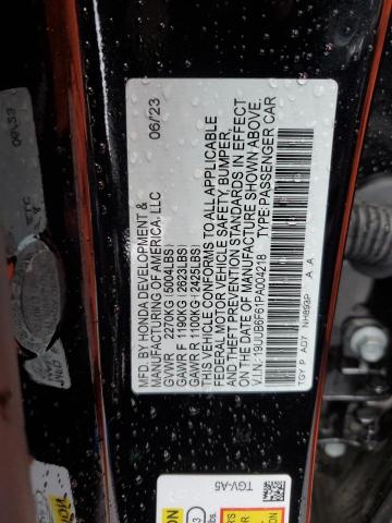 19UUB6F61PA004218 - 2023 ACURA TLX ADVANCE BLACK photo 13