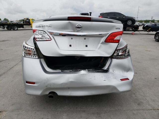 3N1AB7AP9FY354863 - 2015 NISSAN SENTRA S SILVER photo 6