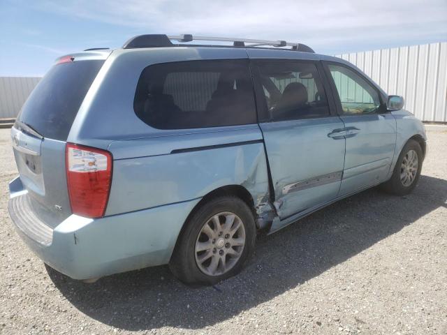 KNDMB233866081994 - 2006 KIA SEDONA EX BLUE photo 3