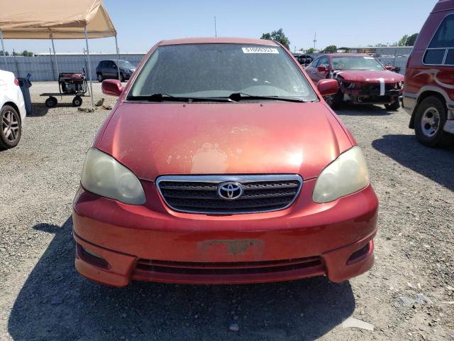 1NXBR32E25Z431945 - 2005 TOYOTA COROLLA CE RED photo 5