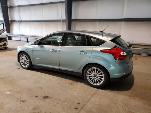 1FAHP3R47CL458360 - 2012 FORD FOCUS BEV TURQUOISE photo 2