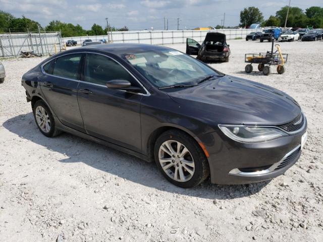 1C3CCCAB0FN722302 - 2015 CHRYSLER 200 LIMITED GRAY photo 4