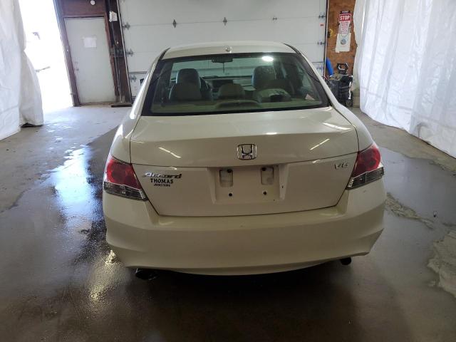 1HGCP36809A034942 - 2009 HONDA ACCORD EXL WHITE photo 6