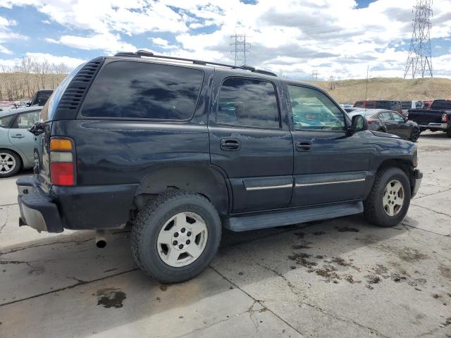 1GNEK13T25J205422 - 2005 CHEVROLET TAHOE K1500 BLACK photo 3