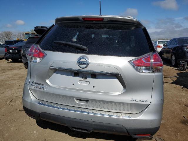 5N1AT2MVXFC816813 - 2015 NISSAN ROGUE S SILVER photo 6