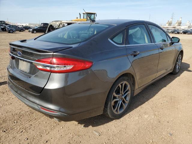 3FA6P0G74HR108325 - 2017 FORD FUSION S GRAY photo 3