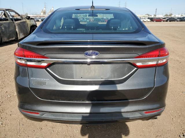 3FA6P0G74HR108325 - 2017 FORD FUSION S GRAY photo 6