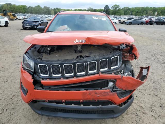 3C4NJCAB0JT148111 - 2018 JEEP COMPASS SPORT ORANGE photo 5