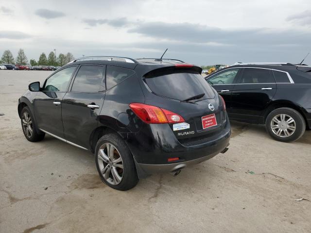 JN8AZ18W39W119281 - 2009 NISSAN MURANO S BLACK photo 2