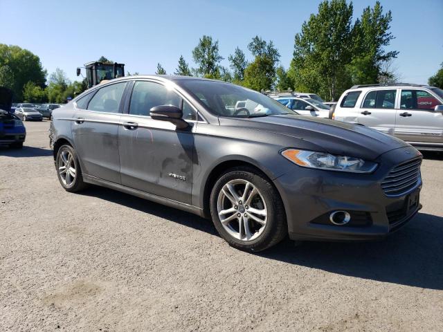 3FA6P0RU5GR331104 - 2016 FORD FUSION TITANIUM HEV GRAY photo 4