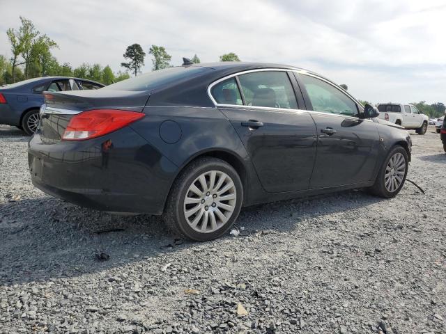 W04GS5EC7B1138439 - 2011 BUICK REGAL CXL BLACK photo 3