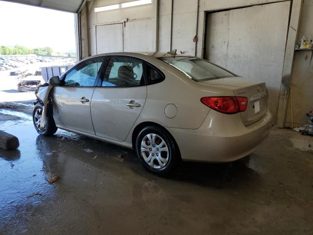 KMHDU4AD8AU085724 - 2010 HYUNDAI ELANTRA BLUE BEIGE photo 2