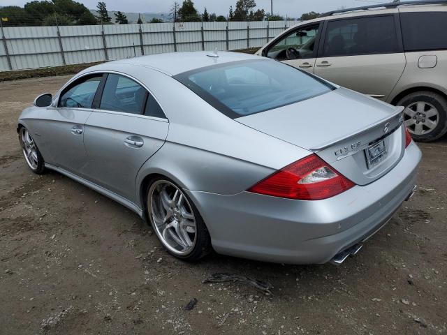 WDDDJ77X17A099853 - 2007 MERCEDES-BENZ CLS 63 AMG SILVER photo 2