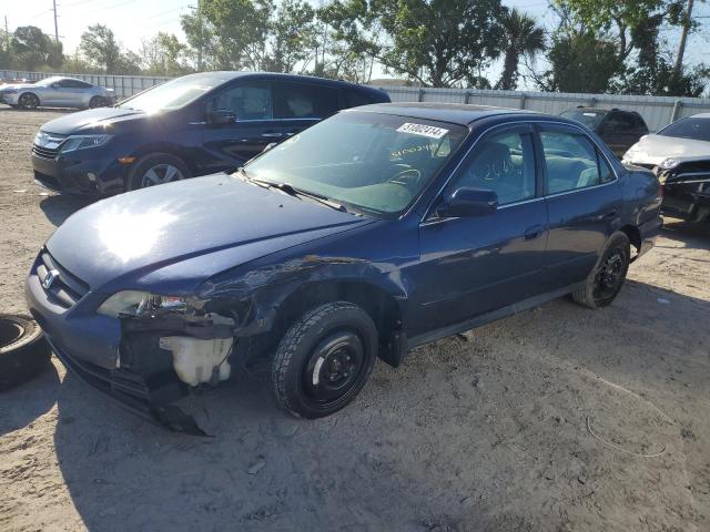 1HGCG55472A167620 - 2002 HONDA ACCORD LX BLUE photo 1