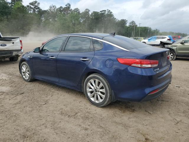 5XXGU4L3XGG119229 - 2016 KIA OPTIMA EX BLUE photo 2