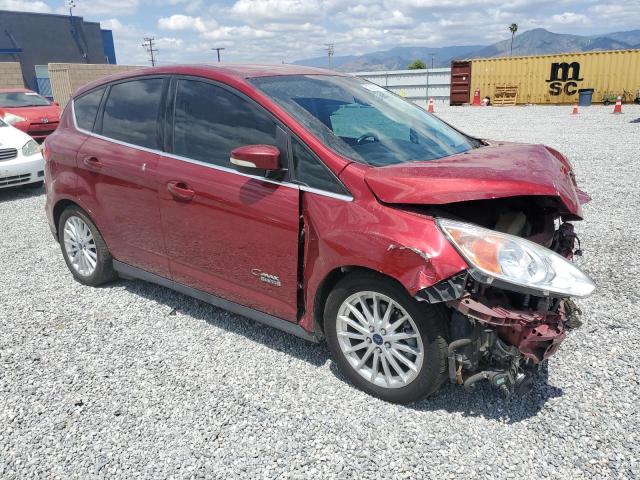 1FADP5CU3FL107176 - 2015 FORD C-MAX PREMIUM SEL BURGUNDY photo 4