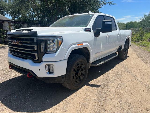 1GT49PEY4LF334256 - 2020 GMC SIERRA K2500 AT4 WHITE photo 2