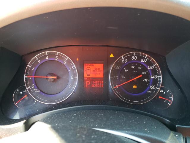 JNKAJ09E18M300262 - 2008 INFINITI EX35 BASE შავი ფოტო 9