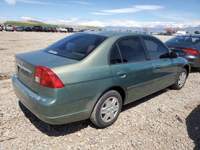 2HGES16563H583698 - 2003 HONDA CIVIC LX GREEN photo 3