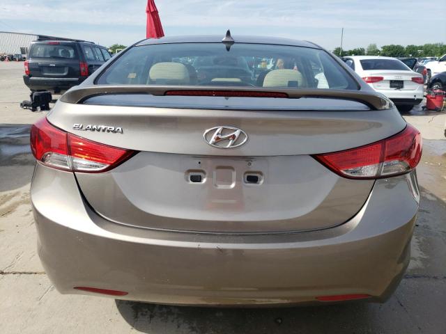 5NPDH4AE3DH388541 - 2013 HYUNDAI ELANTRA GLS BROWN photo 6