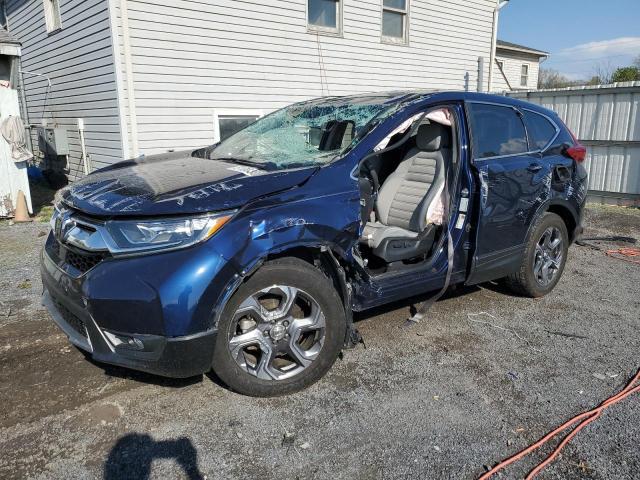 2HKRW2H56JH621488 - 2018 HONDA CR-V EX BLUE photo 1