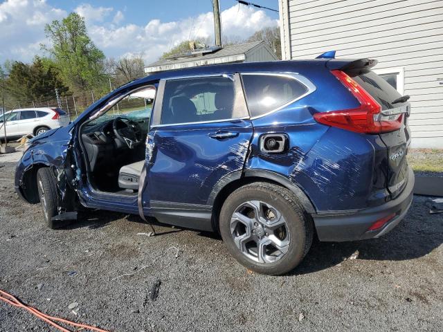 2HKRW2H56JH621488 - 2018 HONDA CR-V EX BLUE photo 2