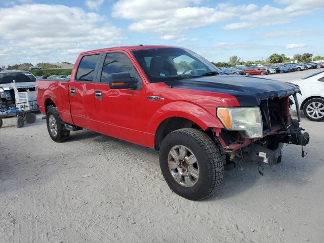 1FTPW14V79FA01116 - 2009 FORD F150 SUPERCREW RED photo 4