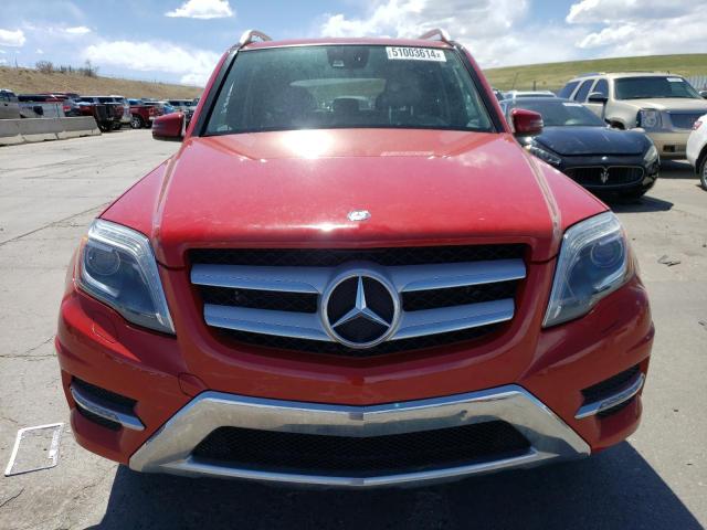 WDCGG8JB6DG091937 - 2013 MERCEDES-BENZ GLK 350 4MATIC RED photo 5