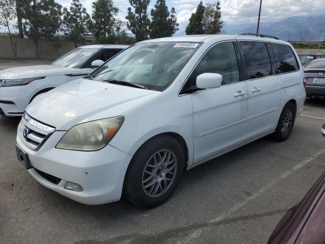 5FNRL38895B053542 - 2005 HONDA ODYSSEY TOURING WHITE photo 1