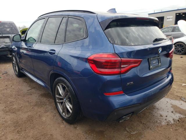 5UXTS3C52K0Z07706 - 2019 BMW X3 XDRIVEM40I أزرق صورة 2