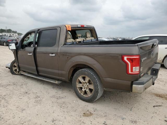 1FTEW1C83FFA39036 - 2015 FORD F150 SUPERCREW BROWN photo 2