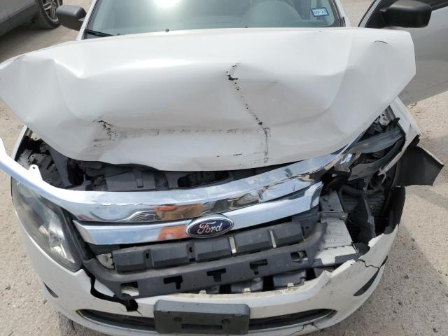 3FAHP0GA7CR376685 - 2012 FORD FUSION S WHITE photo 11