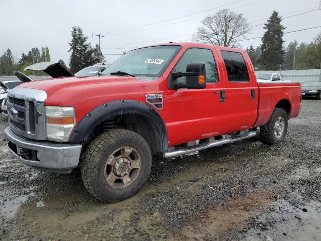 1FTSW21R18EB19559 - 2008 FORD F250 SUPER DUTY RED photo 1