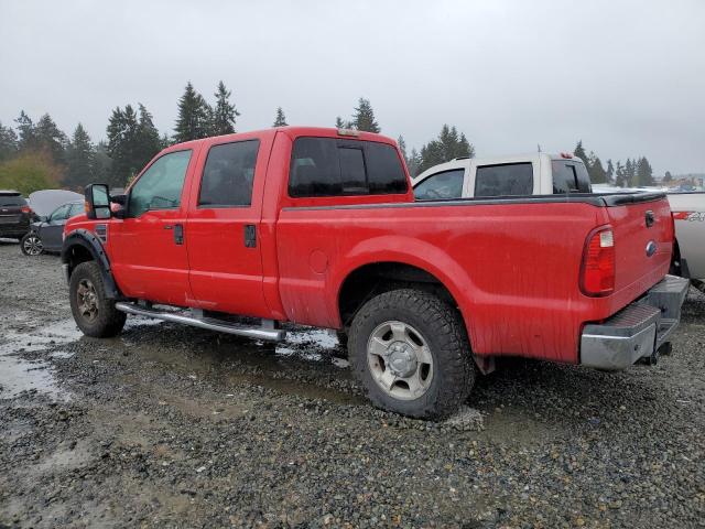 1FTSW21R18EB19559 - 2008 FORD F250 SUPER DUTY RED photo 2