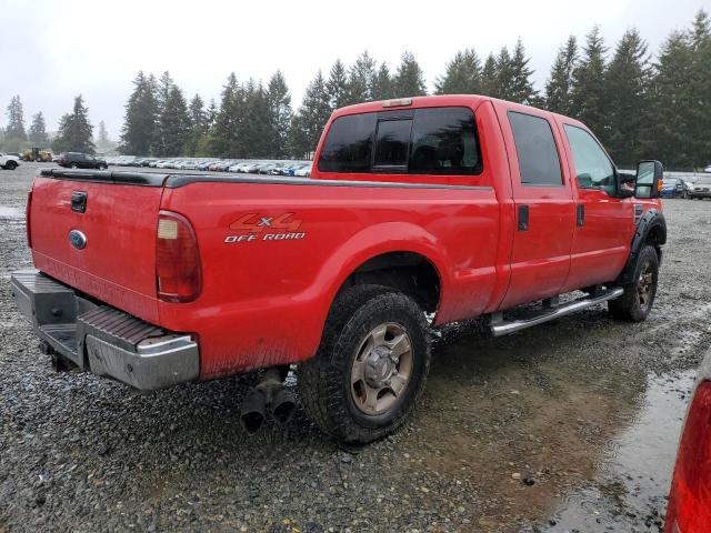 1FTSW21R18EB19559 - 2008 FORD F250 SUPER DUTY RED photo 3