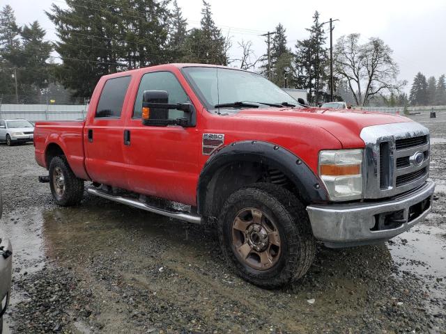 1FTSW21R18EB19559 - 2008 FORD F250 SUPER DUTY RED photo 4