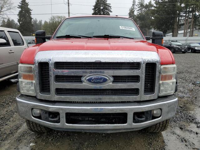 1FTSW21R18EB19559 - 2008 FORD F250 SUPER DUTY RED photo 5