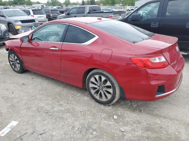 1HGCT1B87EA010539 - 2014 HONDA ACCORD EXL RED photo 2