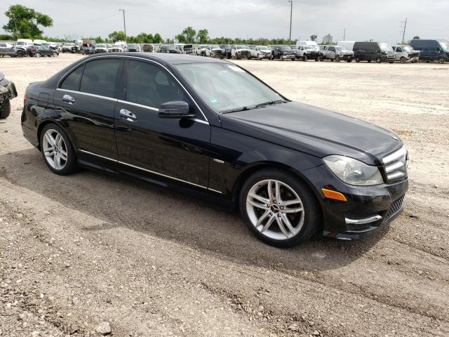 WDDGF4HB3CA726871 - 2012 MERCEDES-BENZ C 250 BLACK photo 4