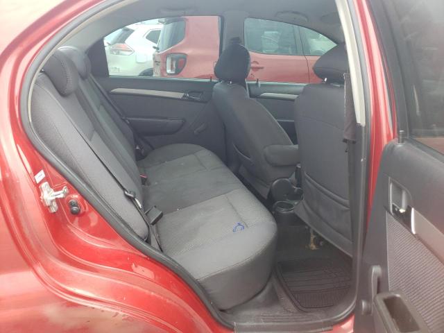 KL1TD56698B256865 - 2008 CHEVROLET AVEO BASE BURGUNDY photo 10
