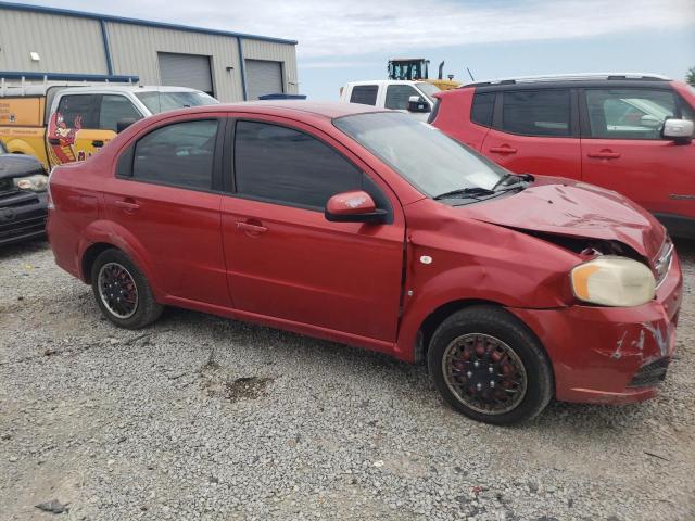 KL1TD56698B256865 - 2008 CHEVROLET AVEO BASE BURGUNDY photo 4