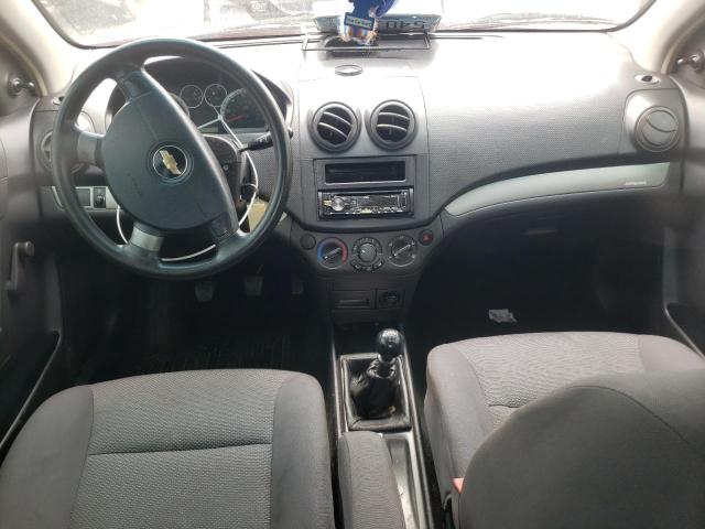 KL1TD56698B256865 - 2008 CHEVROLET AVEO BASE BURGUNDY photo 8