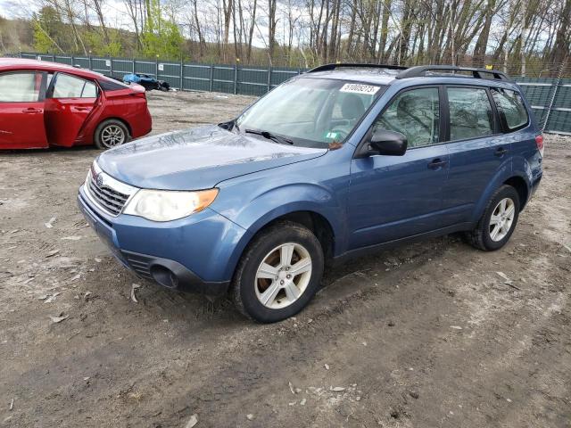 JF2SH6BC8AH769328 - 2010 SUBARU FORESTER XS BLUE photo 1