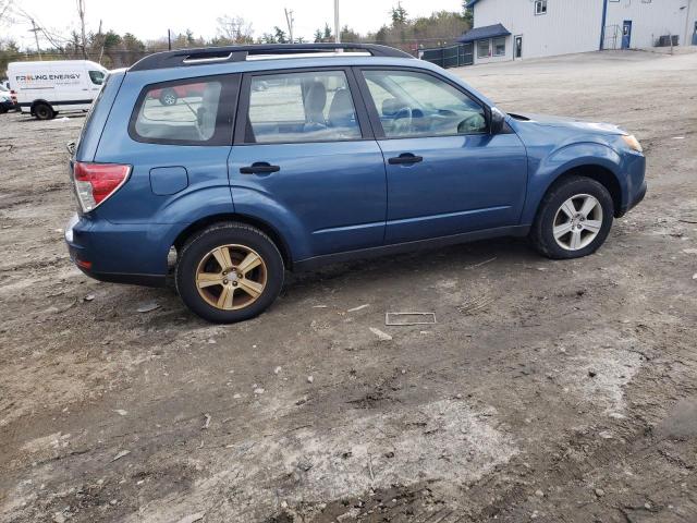 JF2SH6BC8AH769328 - 2010 SUBARU FORESTER XS BLUE photo 3